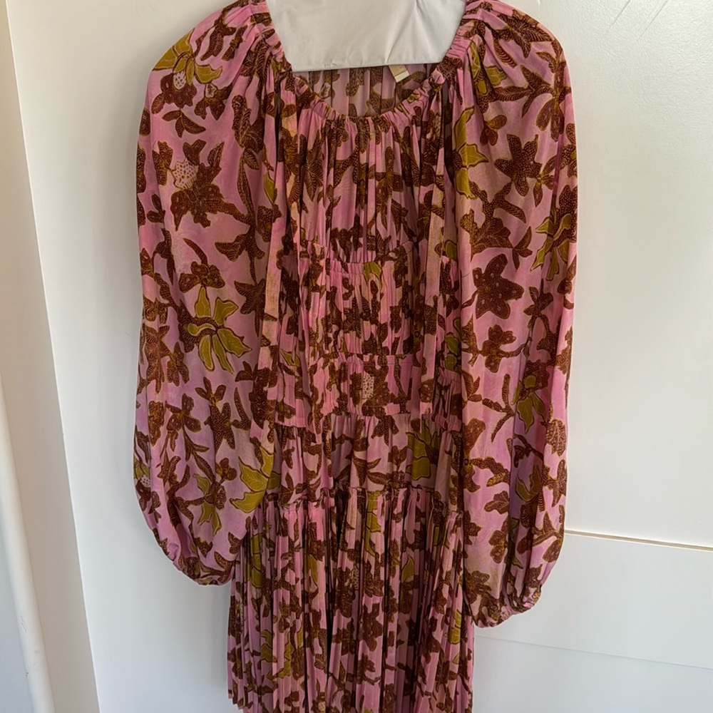 Size 2 pink ulla Johnson dress worn once